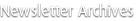 Newsletter Archives